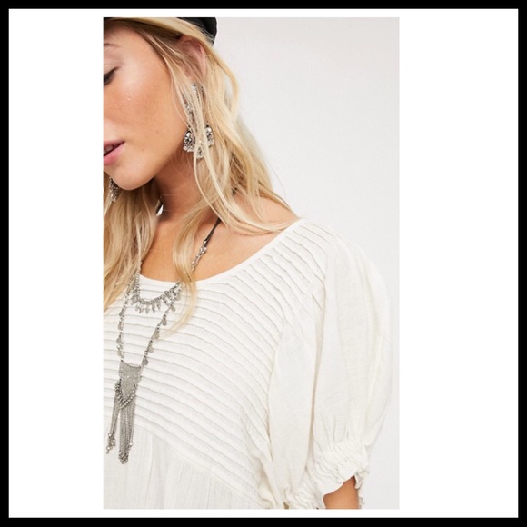 FREE PEOPLE BOHO TUNIC SUMMER MINI DRESS A2C - Picture 12 of 15